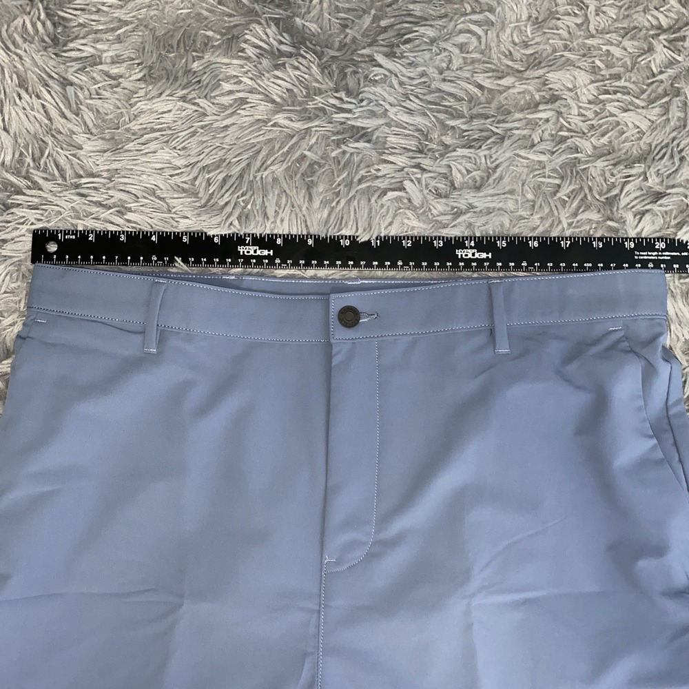 Banana Republic Men's 40x32 Flat Front Pant China Blue 100% Polyester - Picture 3 of 9